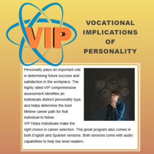 Snow Cloud Productions | VIP - Vocational Implications of Personality| Career Assessment