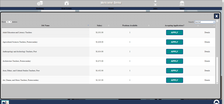 Replicated Reality | Online Employment Application
