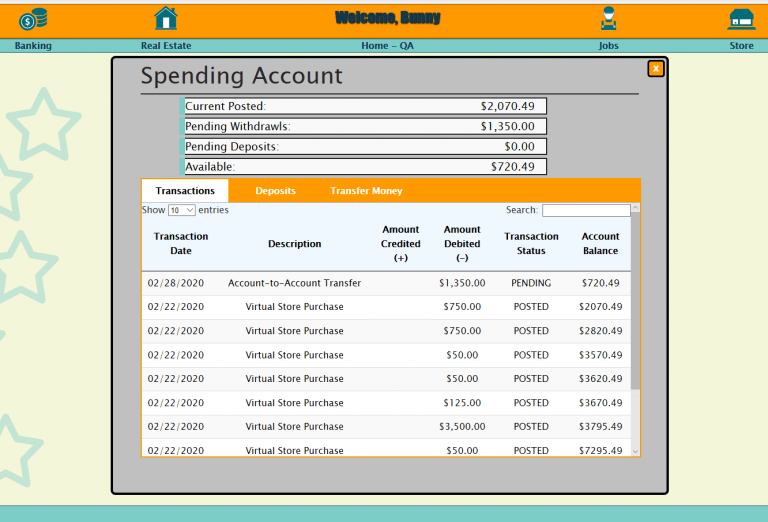Replicated Reality | Online Banking