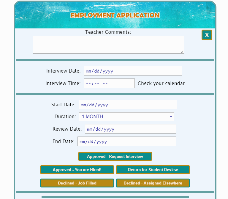 Replicated Reality | Employment Processes